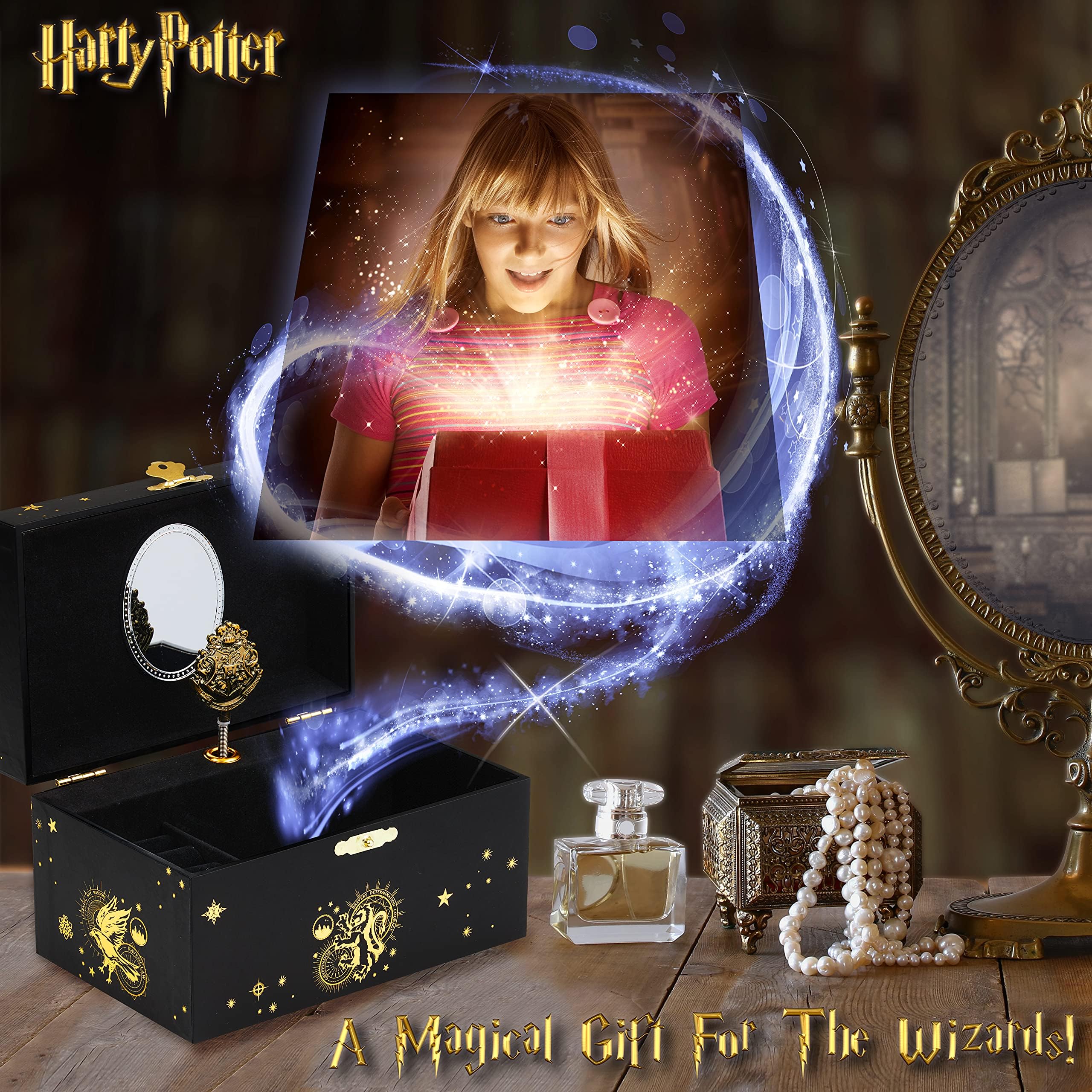 Amazon｜Harry Potter Girl's Musical Jewellery Box, Jewellery Box